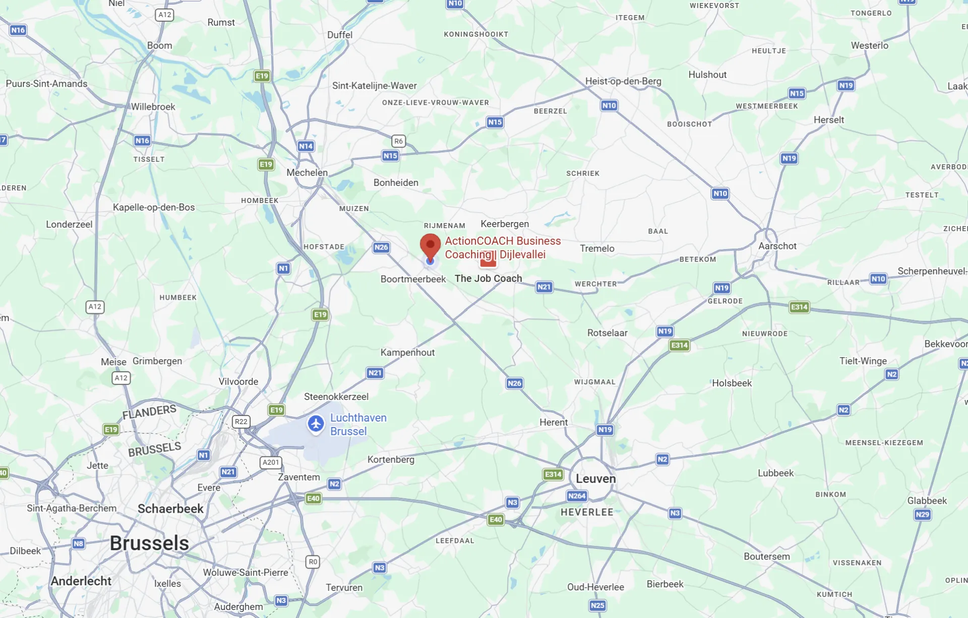 ActionCOACH Dijlevallei Locatie